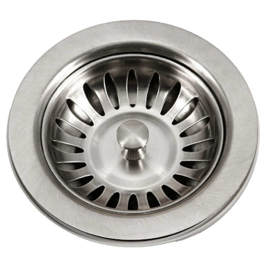 Houzer 3.5" Stainless Steel Basket Strainer, 190-9180