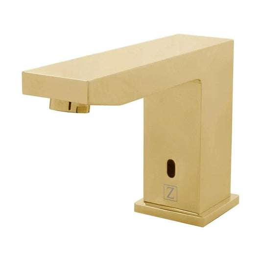 ZLINE Bliss Touchless Bath Faucet in polished gold finish showcasing revolutionary touchless technology.