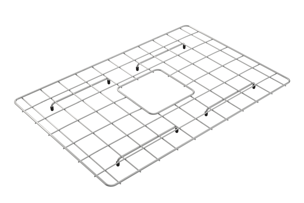 BOCCHI Stainless Steel Sink Rack for 27" Farmhouse Fireclay Kitchen Sinks 2300-2001, durable sink protection.