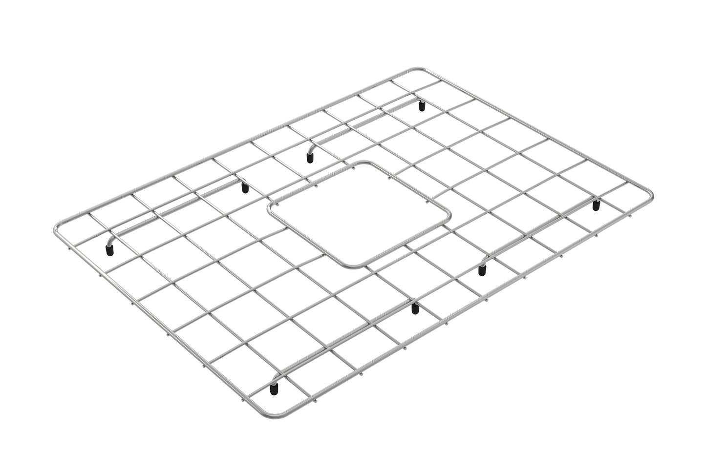 BOCCHI Stainless Steel Sink Grid for Classico 24 Farmhouse Sink, premium protection for fireclay sink, stainless steel finish.
