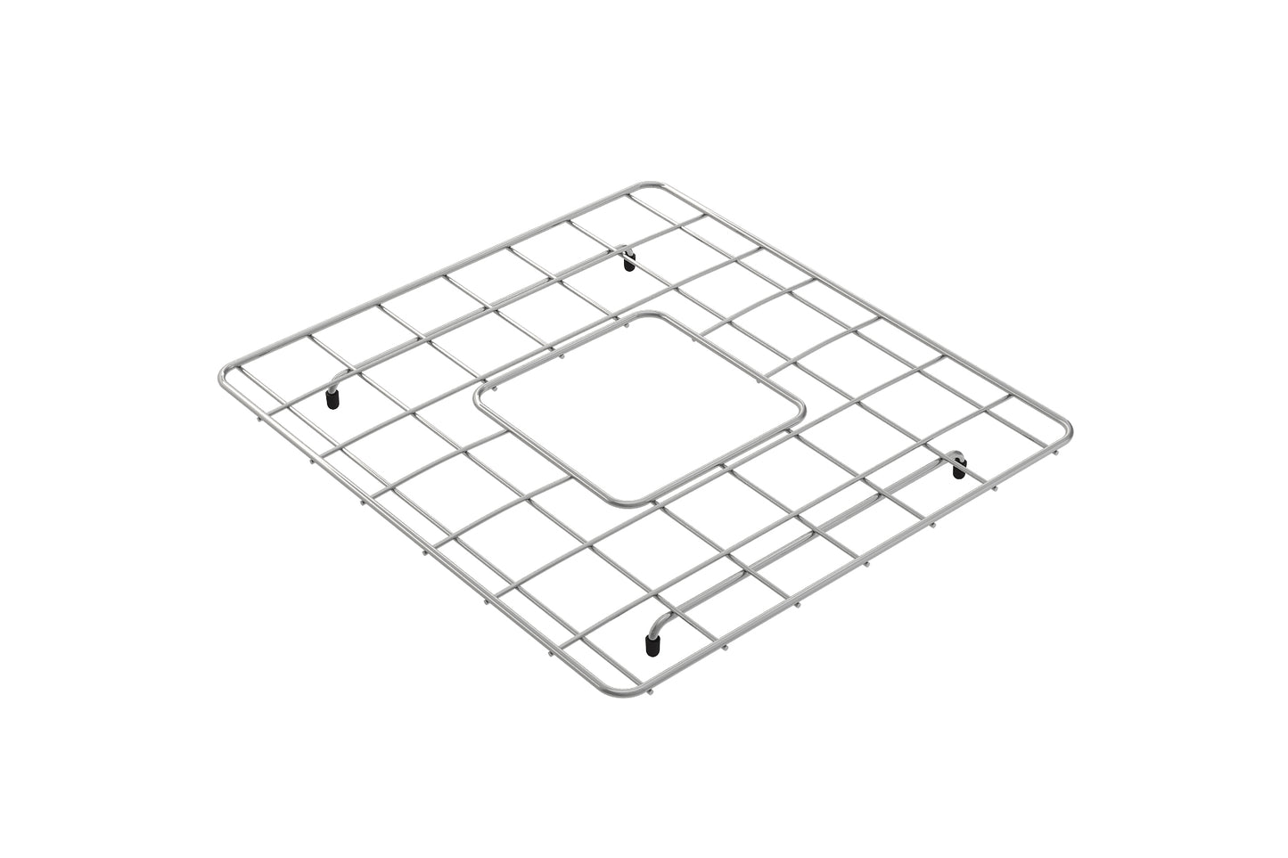 BOCCHI Stainless Steel Sink Grid for Classico 33D Farmhouse Sink - Multiple Finishes in stainless steel design.