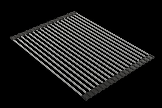 BOCCHI Roller Mat, Stainless Steel with Black Edging, Fits 1616, 1618, 1633 (inner ledge)