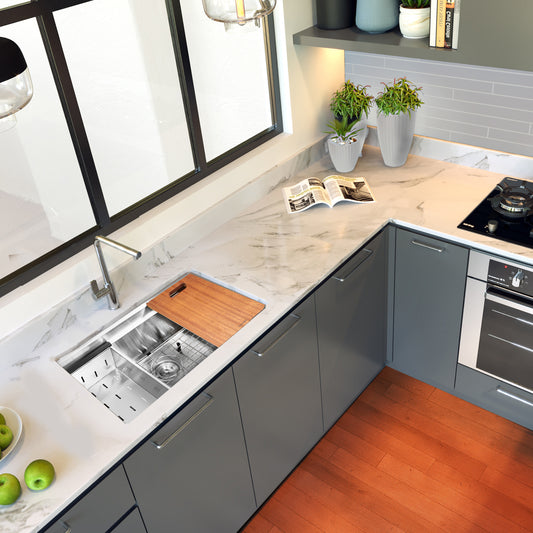 Nantucket SR-PS2-2818-16 prep station sink, view 2