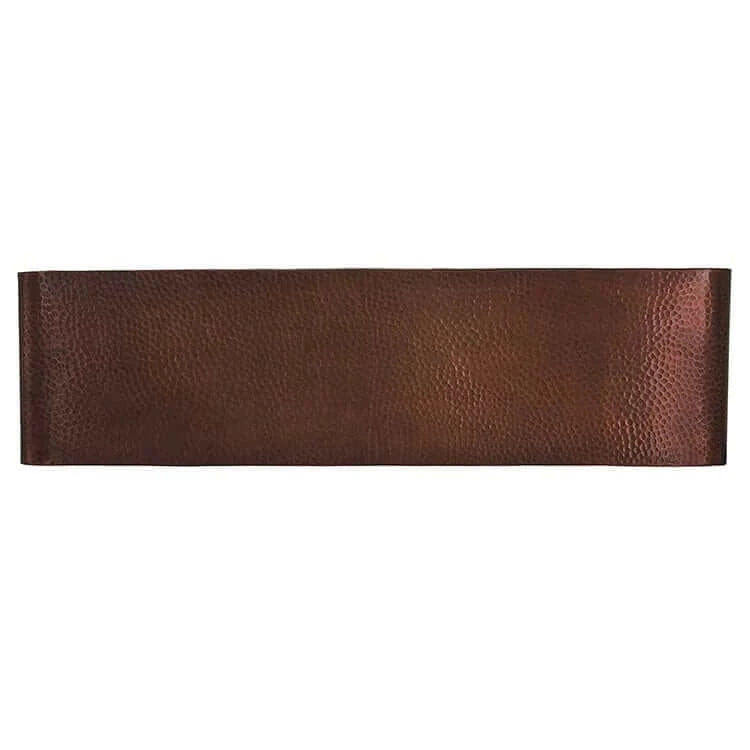 Thompson Quiroga 33" Antique Copper Farmhouse Sink - KDA-3322AH, showing a hand hammered antique copper finish.