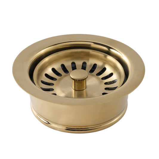 Antique Satin Gold Disposal Flange & Stopper