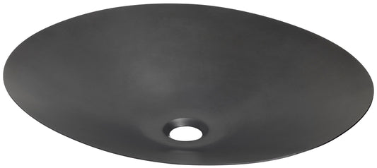 Thompson Puebla 19" Matte Black Oval Bathroom Sink - CASG-MB