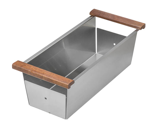 Main product image of Ruvati Stainless Steel Colander with wooden handles