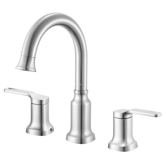 Ruvati RVF5233 Arti Two-Handle Widespread Bathroom Faucet in Brushed Nickel
