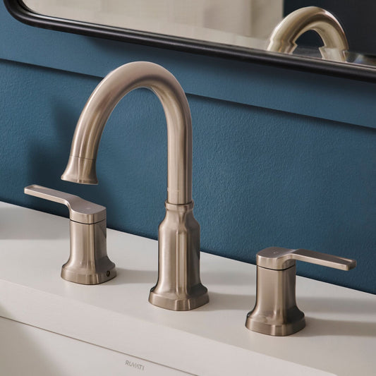 Ruvati RVF5233 Arti Two-Handle Widespread Bathroom Faucet in Brushed Nickel