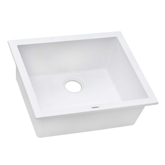 Ruvati RVG2021 21" Granite Composite Undermount Bar Prep Sink with deep bowl design and durable finish.