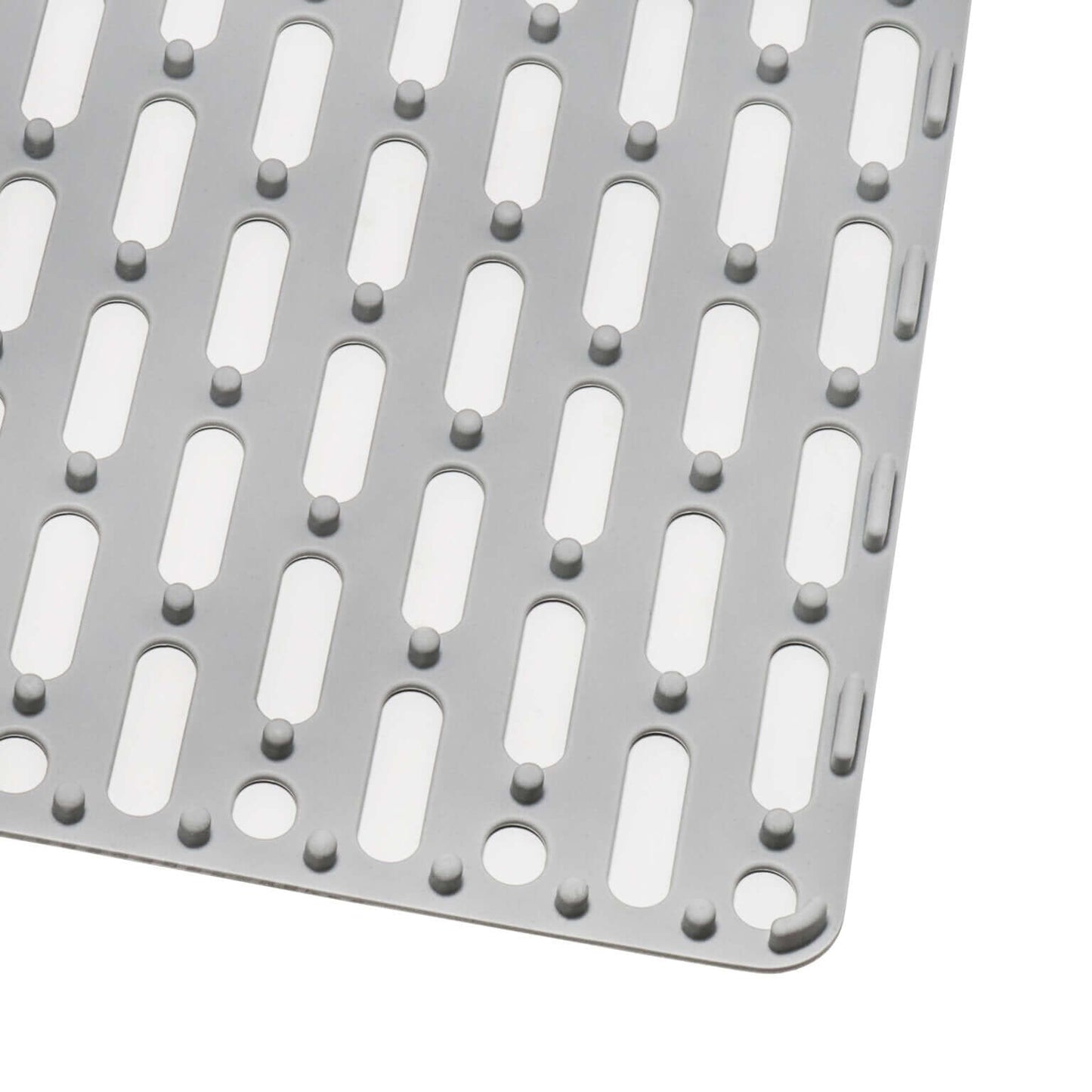 Ruvati RVG2306 32" Granite Composite Undermount Workstation Kitchen Sink accessory drying rack in stainless steel.