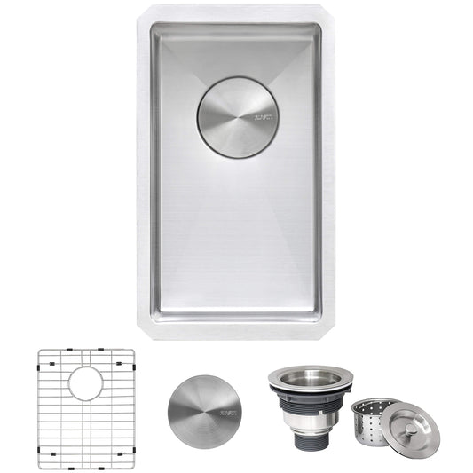 Ruvati 10" Gravena Bar Prep Sink Undermount - RVH7010