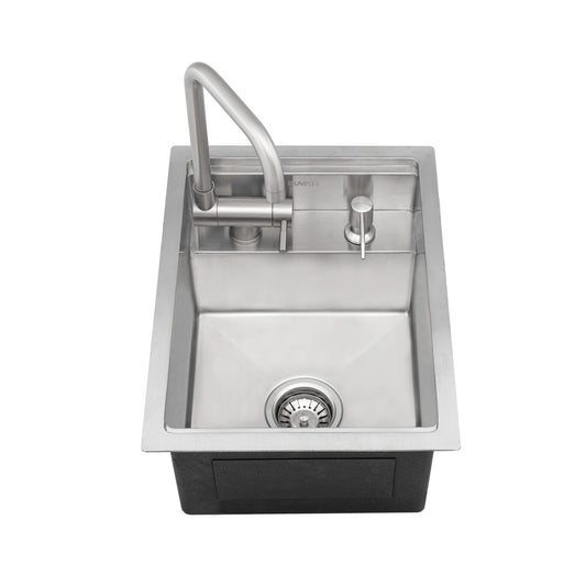 Ruvati 20" Vienna RV Sink with Concealed Faucet - RVH8272