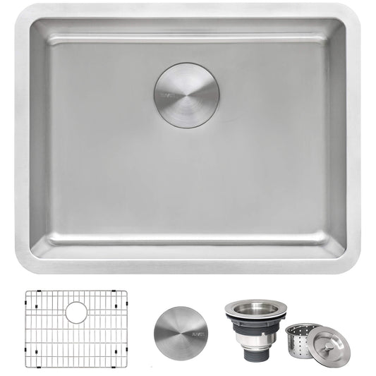 Ruvati 23" Undermount Bar Prep Kitchen Sink Single Bowl - RVM5908