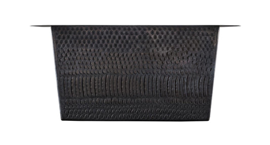 Thompson Rivera Culebra 17" Matte Black Snake Texture Bar/Prep Sink - KPU-1715MB-SNAKE - view 2