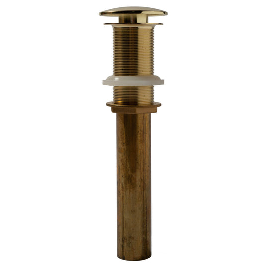 Thompson Traders antique satin gold 1.5" soft-touch pop-up drain TDP15-ASG