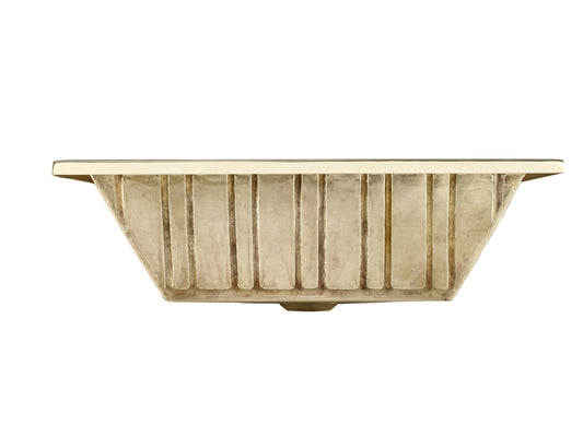 Thompson Tonala 19" Polished Brass Rectangular Bathroom Sink - BPU-1914PB