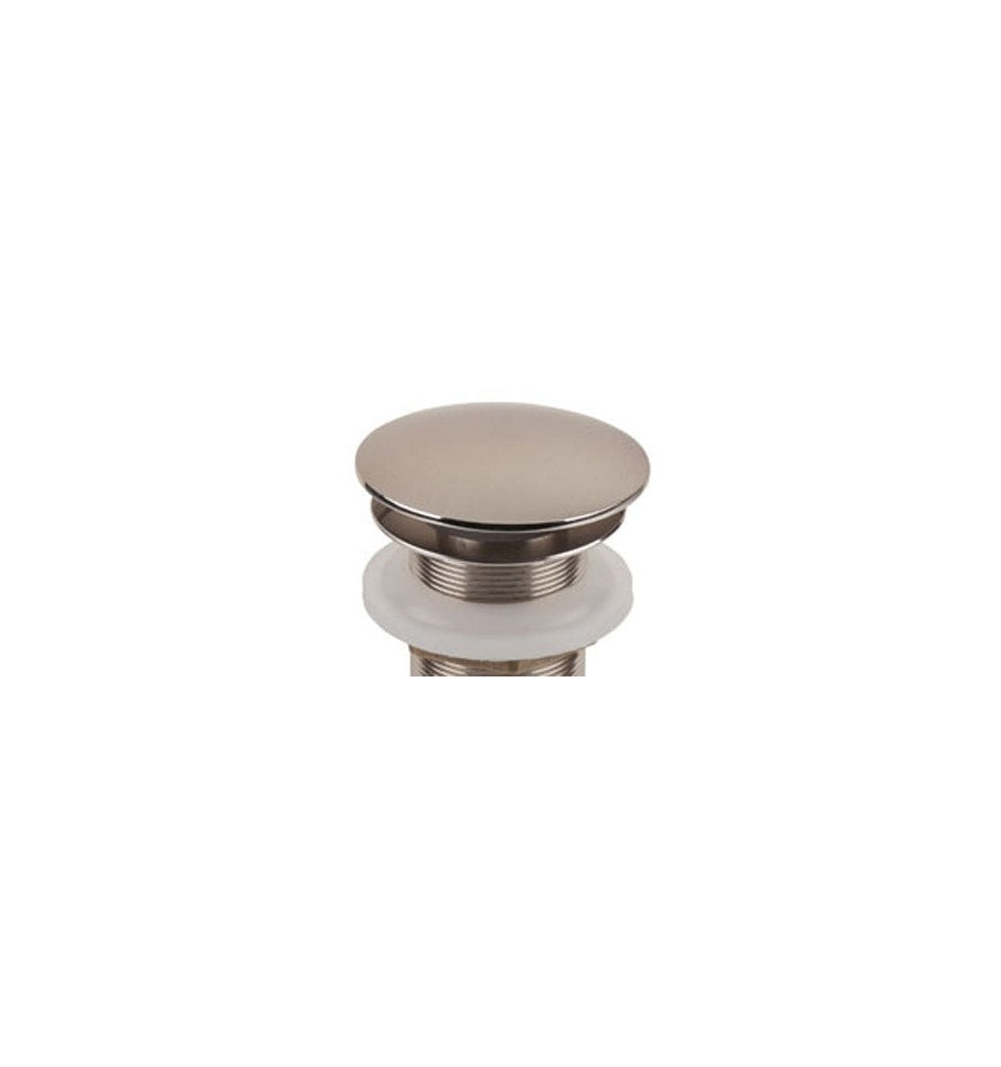 Thompson Traders brushed nickel 1.5" soft-touch pop-up drain TDP15-BRN, view 2