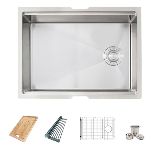Azuni 25" Workstation Stainless Steel Undermount Sink