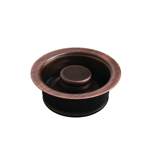 Thompson Traders antique copper 3.5" disposal flange and stopper TDD35-AC