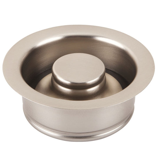 Thompson Traders brushed nickel 3.5" disposal flange and stopper TDD35-BRN