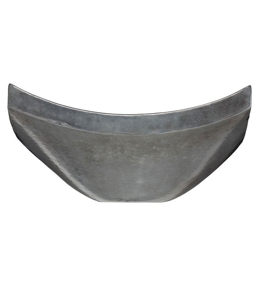 Thompson Arandas 18" Hammered Nickel Rectangular Bathroom Sink - NSP - view 2