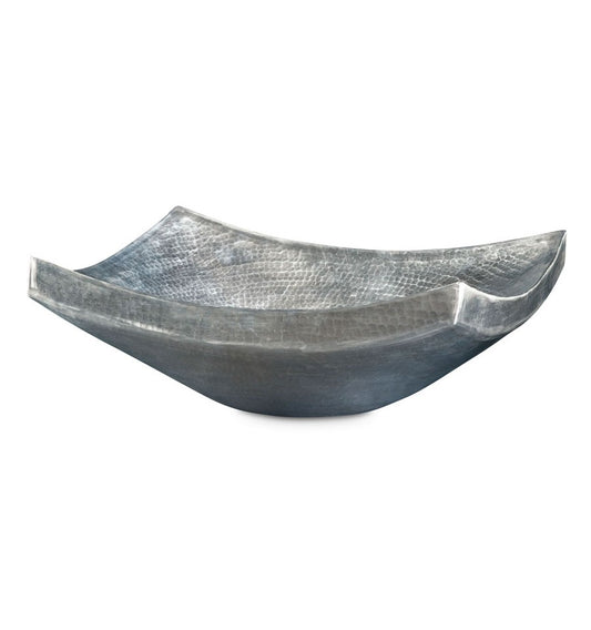 Thompson Arandas 18" Hammered Nickel Rectangular Bathroom Sink - NSP