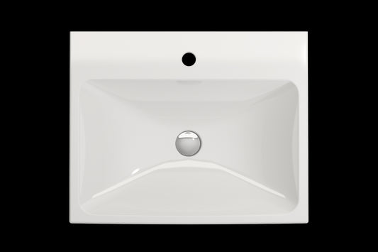 BOCCHI SCALA ARCH 23.75" Wall-Mounted Sink Fireclay 1-Hole