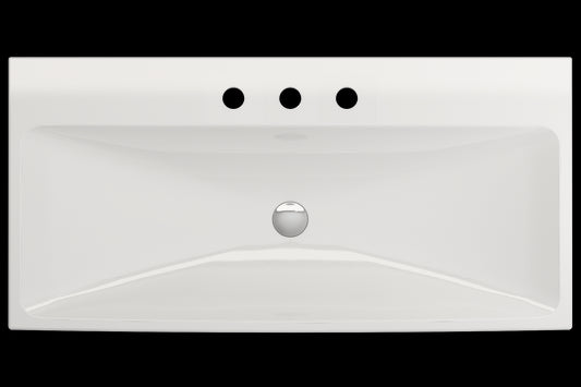 BOCCHI SCALA ARCH 39.75" Wall-Mounted Sink Fireclay 3-Hole