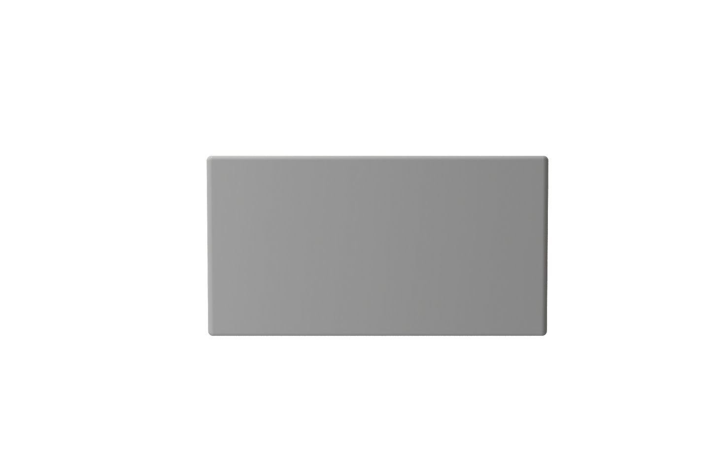 BOCCHI CONTEMPO 27" Fireclay Farmhouse Single Bowl Kitchen Sink with Protective Bottom Grid and Strainer top view in sleek grey finish.