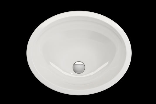 BOCCHI PARMA 22" Undermount Sink Fireclay With Overflow