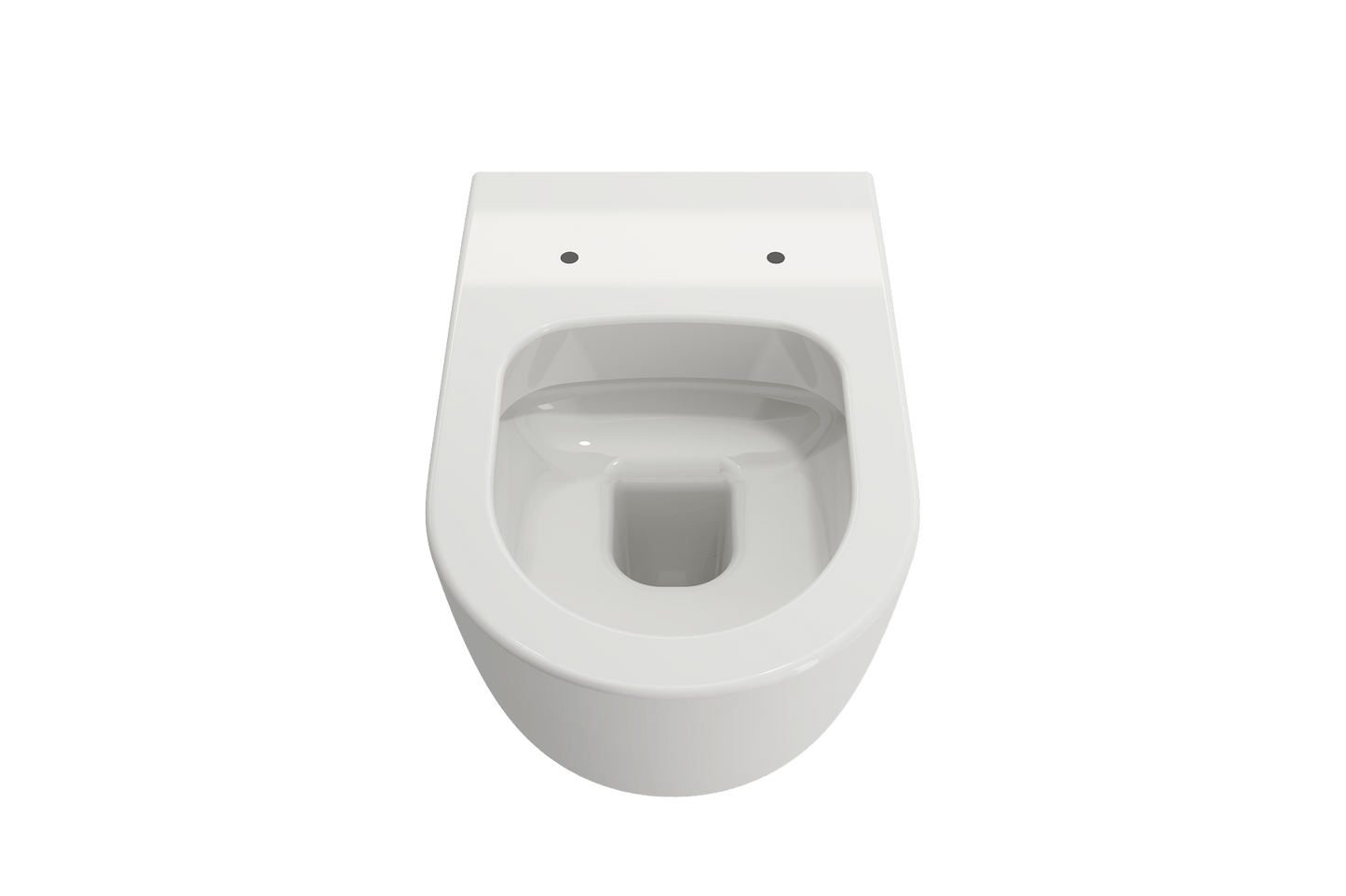 BOCCHI VETTORE Wall-Hung Toilet Bowl top view showcasing modern design and space-saving features.