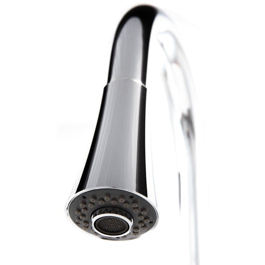 ZLINE Castor Chrome Kitchen Faucet CAS-KF-CH sleek chrome spout with advanced functionality for modern kitchens.