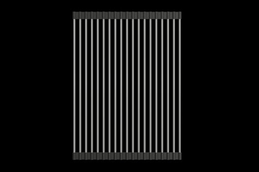 BOCCHI Roller Mat, Stainless Steel with Black Edging for Fireclay Workstation Sinks 2350 0001