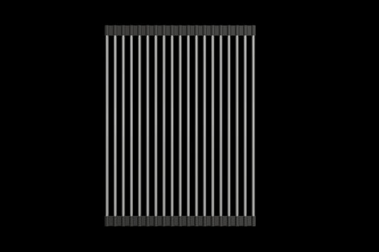 BOCCHI Roller Mat, Stainless Steel with Black Edging for Granite Farmhouse Sinks 2350 0003