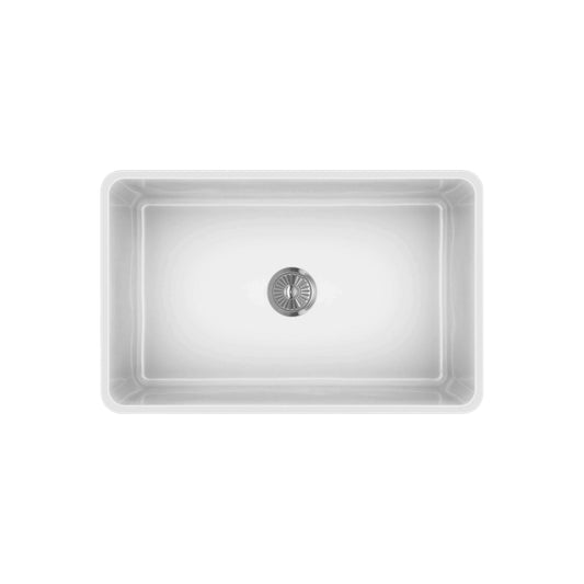 Latoscana 30" Reversible Fireclay Single Bowl Farmhouse Sink - LTW3019W