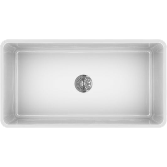 Latoscana 36" Reversible Fireclay Single Bowl Farmhouse Sink