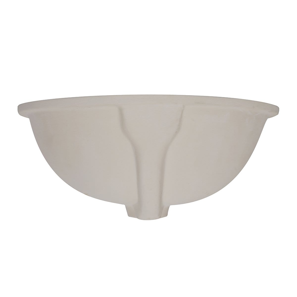 Nantucket Anzio Italian Fireclay Vanity Sink - RC78340GRD in white, showcasing elegant undermount design.