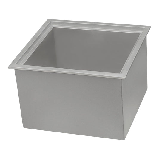 Ruvati Insulated Ice Chest Sink 21" BBQ Marine Grade Outdoor Stainless Steel RVQ6221, premium design for outdoor use.
