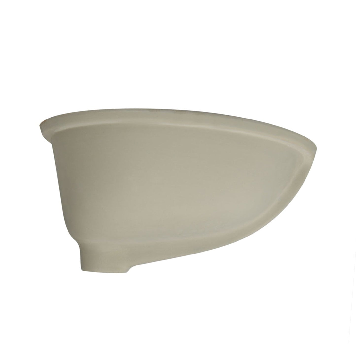 Nantucket 17" Undermount Ceramic Bathroom Sink UM-17x14-W-K in elegant design, showcasing smooth curves and classic finish.