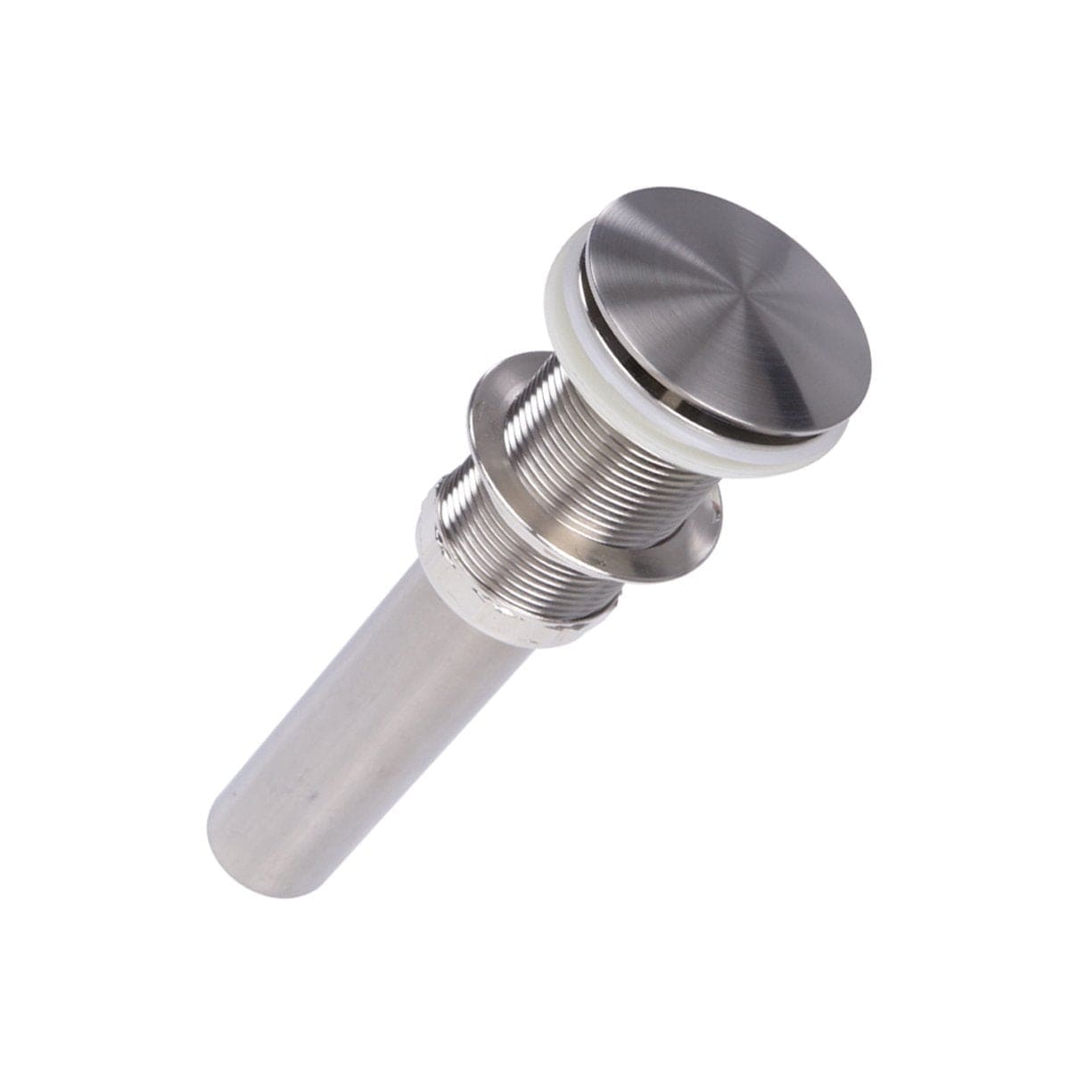 Nantucket Brushed Nickel Finish Umbrella Drain - NS-UDBN for contemporary vessel sinks.