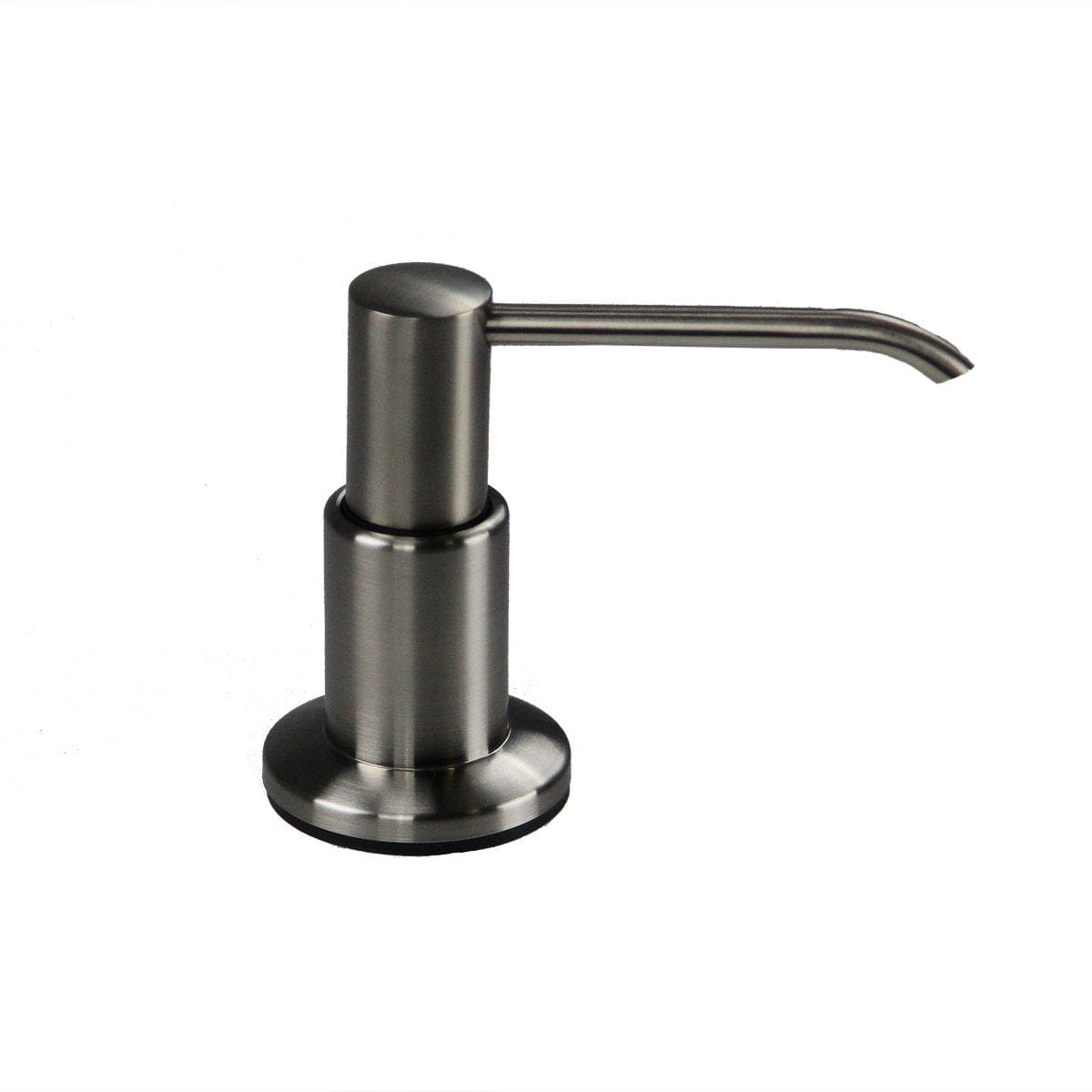 Nantucket Brushed Nickel Soap Dispenser - NSSD-BN featuring a sleek and modern design for kitchen convenience.