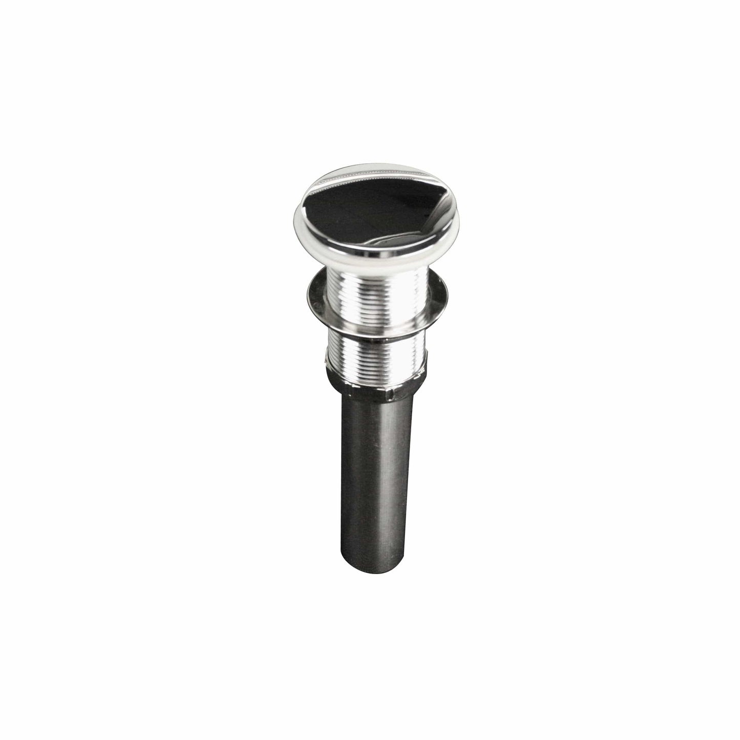 Nantucket Chrome Finish Umbrella Drain With Overflow - NS-UDC-OF for vessel sink installation.
