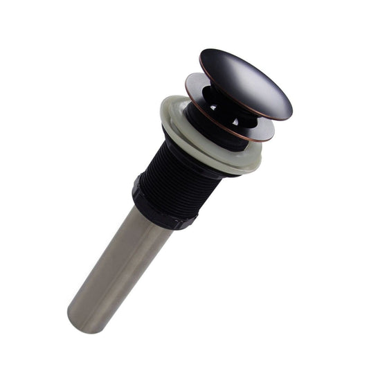 Nantucket Oil Rubbed Bronze Finish Umbrella Drain - NS-UD-BRORB for vessel sink installation.