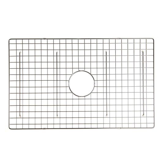 Nantucket Stainless Steel Bottom Grid - BG-VC30S for protecting fireclay sink, made from premium 304 stainless steel.
