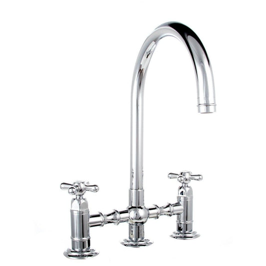 ZLINE Mona Chrome Widespread Kitchen Faucet MNA-KF-CH showcasing classic elegance and superior functionality.