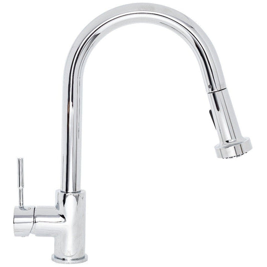 ZLINE Monet Kitchen Faucet featuring a sleek chrome finish and pull-down design for an elegant kitchen upgrade.