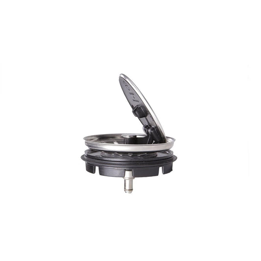 Nantucket Chrome Crumb Cup Disposal Drain Kitchen Drain - NS35LCC-DD open spring action design for easy use