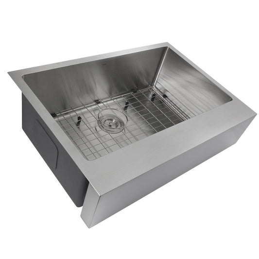 Nantucket EZApron30 Patented Design Stainless Steel Apron Sink - EZApron30 with modern farmhouse style and functional design.