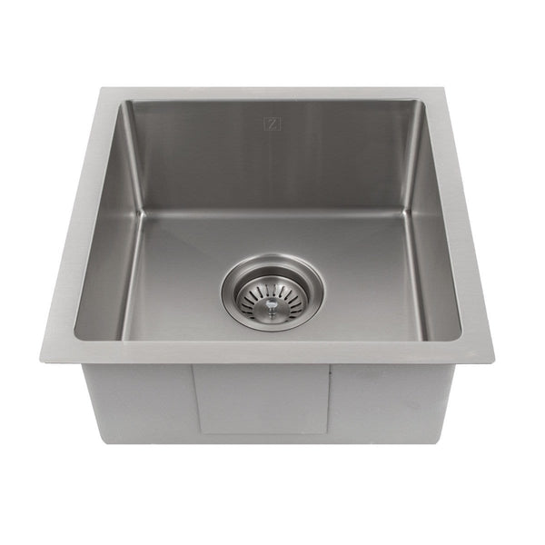 ZLINE Boreal 15 Undermount Single Bowl Bar Sink in Stainless Steel (SUS-15)